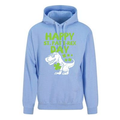 St Patricks Day Shirts Happy St Pat Trex Day Dino Gift Unisex Surf Hoodie