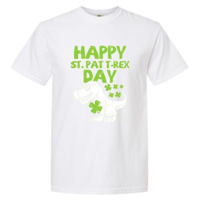 St Patricks Day Shirts Happy St Pat Trex Day Dino Gift Garment-Dyed Heavyweight T-Shirt