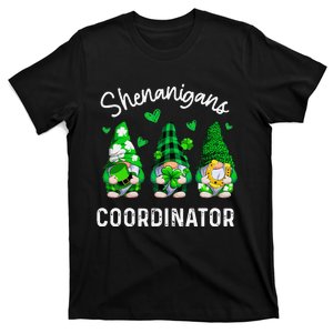 St Patrick's Day Irish Gnome Drink Wine Shamrock  T-Shirt