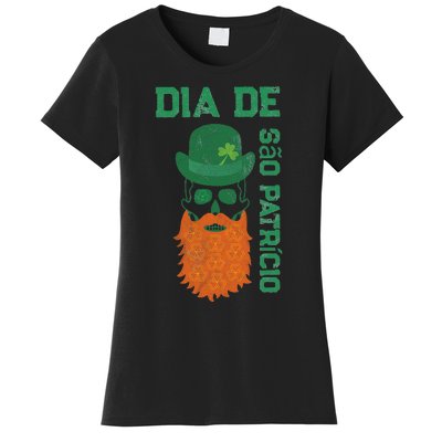 SAINT PATRICK'S DAY SKULL DESIGN Women's T-Shirt