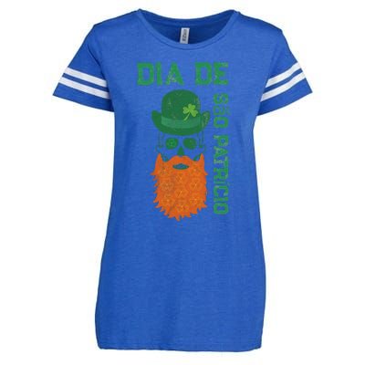 SAINT PATRICK'S DAY SKULL DESIGN Enza Ladies Jersey Football T-Shirt