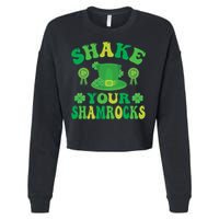 St Patricks Day Premium Cropped Pullover Crew