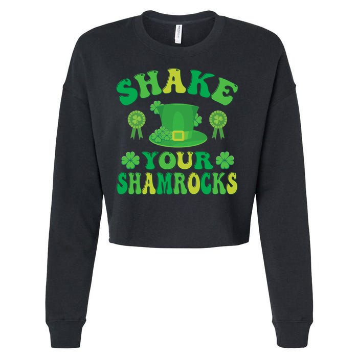 St Patricks Day Premium Cropped Pullover Crew