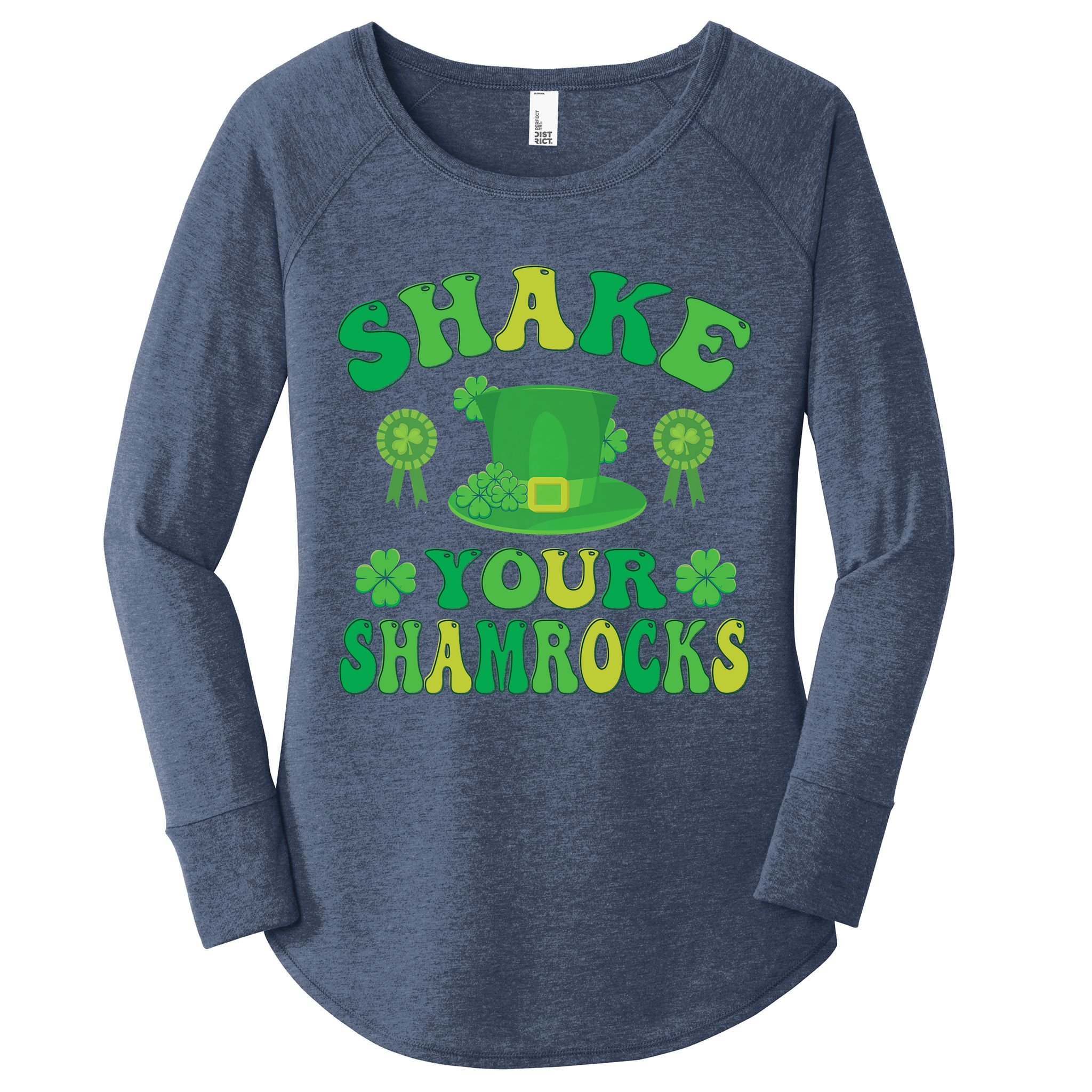 St Patricks Day Premium Women's Perfect Tri Tunic Long Sleeve Shirt