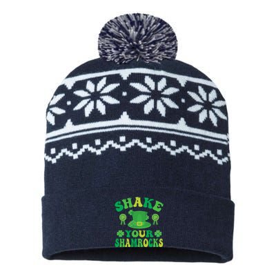 St Patricks Day Premium USA-Made Snowflake Beanie