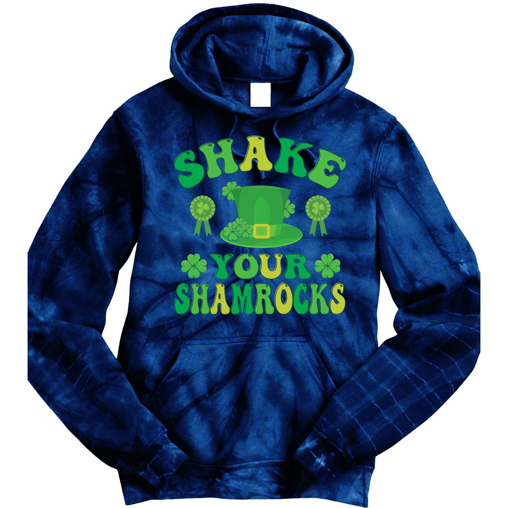 St Patricks Day Premium Tie Dye Hoodie