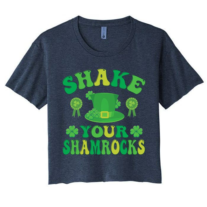St Patricks Day Premium Women's Crop Top Tee