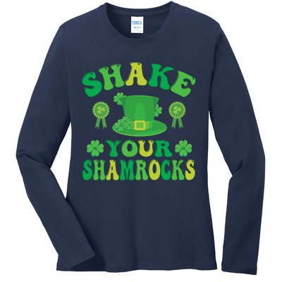St Patricks Day Premium Ladies Long Sleeve Shirt