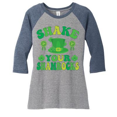 St Patricks Day Premium Women's Tri-Blend 3/4-Sleeve Raglan Shirt