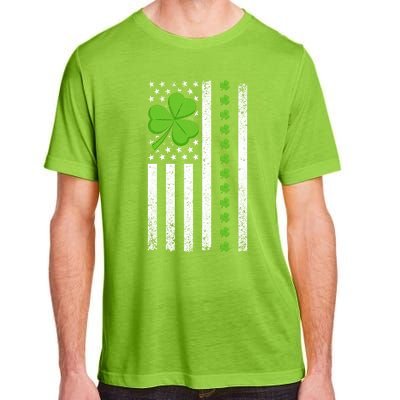 St Patrick's Day Irish American Flag Great Gift Adult ChromaSoft Performance T-Shirt