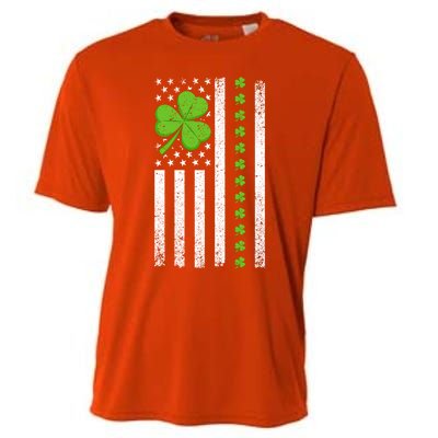 St Patrick's Day Irish American Flag Great Gift Cooling Performance Crew T-Shirt