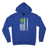 St Patrick's Day Irish American Flag Great Gift Hoodie