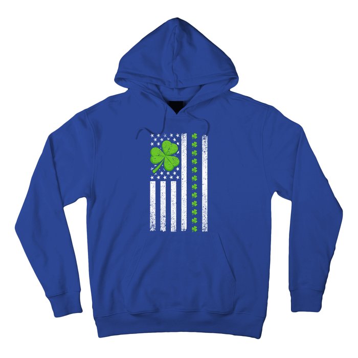 St Patrick's Day Irish American Flag Great Gift Hoodie