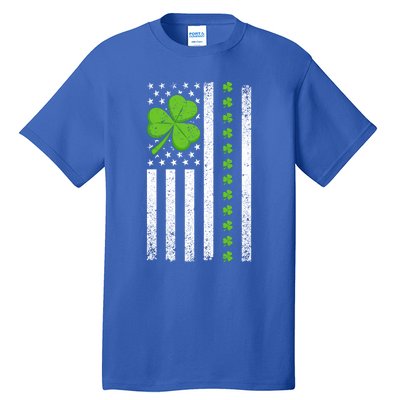 St Patrick's Day Irish American Flag Great Gift Tall T-Shirt