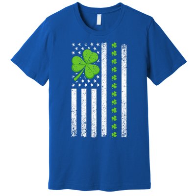 St Patrick's Day Irish American Flag Great Gift Premium T-Shirt