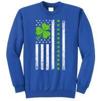 St Patrick's Day Irish American Flag Great Gift Tall Sweatshirt