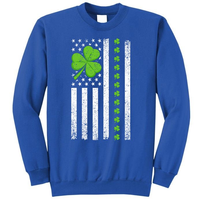 St Patrick's Day Irish American Flag Great Gift Tall Sweatshirt