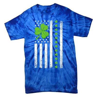 St Patrick's Day Irish American Flag Great Gift Tie-Dye T-Shirt