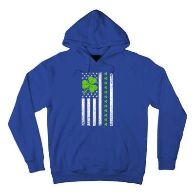 St Patrick's Day Irish American Flag Great Gift Tall Hoodie