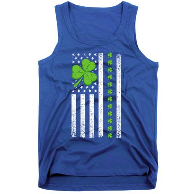 St Patrick's Day Irish American Flag Great Gift Tank Top