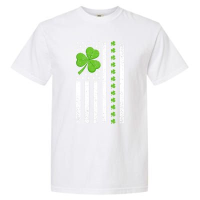 St Patrick's Day Irish American Flag Great Gift Garment-Dyed Heavyweight T-Shirt