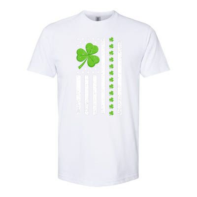 St Patrick's Day Irish American Flag Great Gift Softstyle CVC T-Shirt