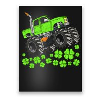 St Patricks Day Lucky Monster Truck Poster