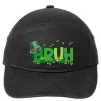 Saint Patricks Day Bruh St Pattys Day 7-Panel Snapback Hat