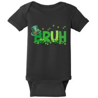 Saint Patricks Day Bruh St Pattys Day Baby Bodysuit