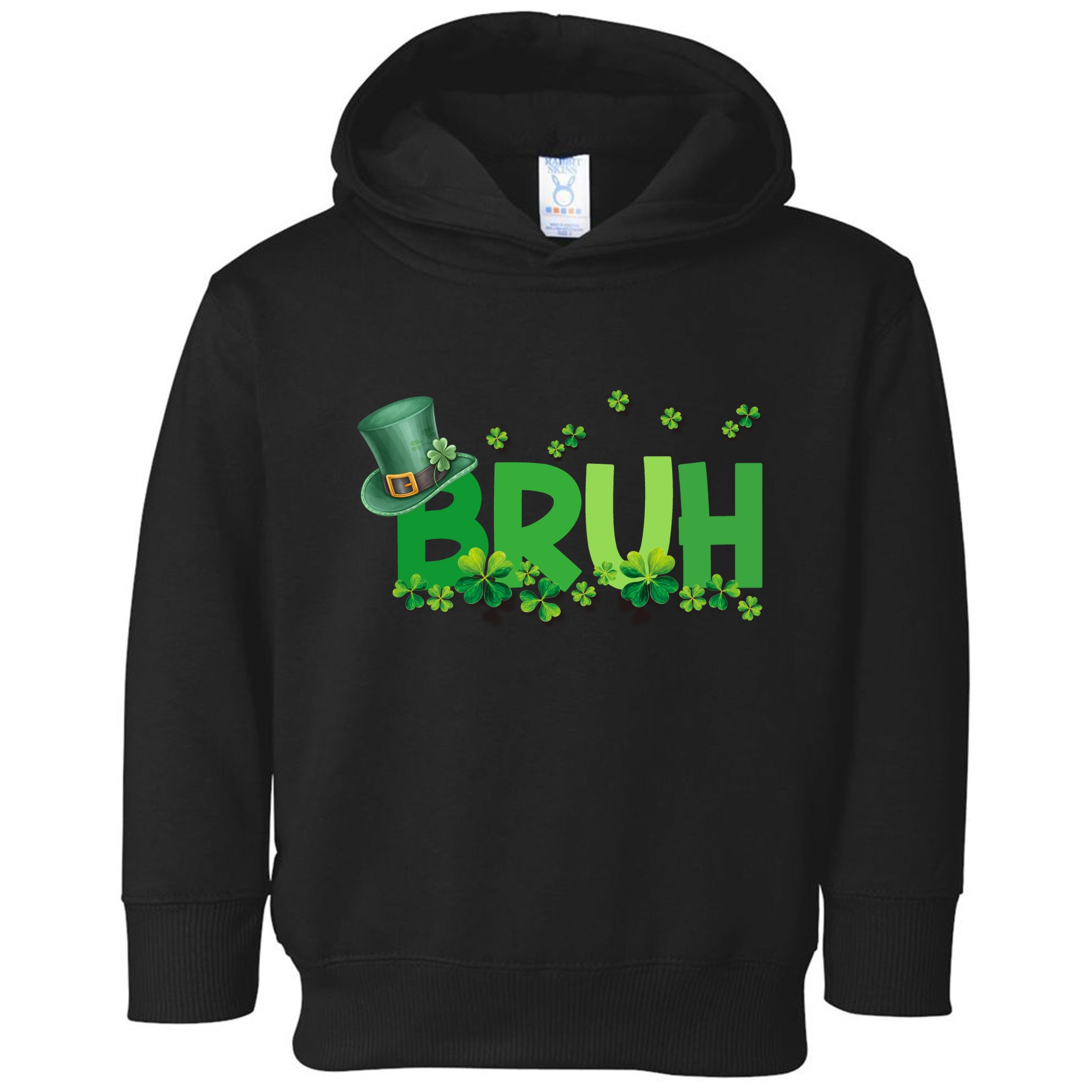 Saint Patricks Day Bruh St Pattys Day Toddler Hoodie