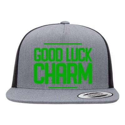 St. Patty Day Saint Patrick's Day Good Luck Charm Flat Bill Trucker Hat