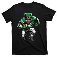 St PatrickS Day Leprechaun Football Player Irish T-Shirt