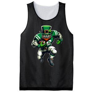 St PatrickS Day Leprechaun Football Player Irish Mesh Reversible Basketball Jersey Tank