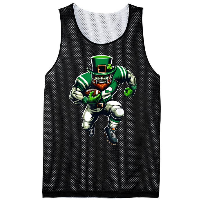 St PatrickS Day Leprechaun Football Player Irish Mesh Reversible Basketball Jersey Tank