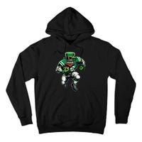 St PatrickS Day Leprechaun Football Player Irish Tall Hoodie