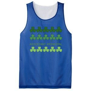 St Patricks Day Assistant Principal Gift Mesh Reversible Basketball Jersey Tank