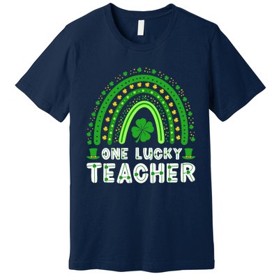 St. Patrick's Day One Lucky Teacher Ireland Premium Premium T-Shirt