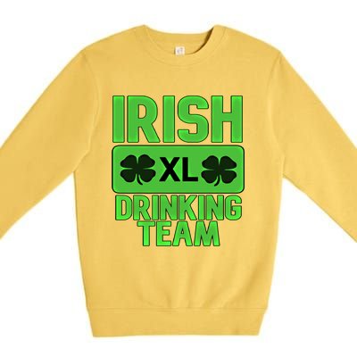 St Patrick's Day Irish Ing Team Gift Premium Crewneck Sweatshirt