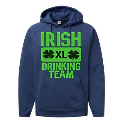 St Patrick's Day Irish Ing Team Gift Performance Fleece Hoodie