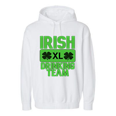 St Patrick's Day Irish Ing Team Gift Garment-Dyed Fleece Hoodie