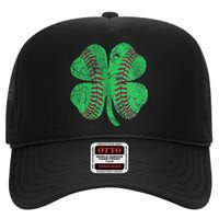 St Patrick's Day Shamrock Baseball Saint Paddy's High Crown Mesh Back Trucker Hat