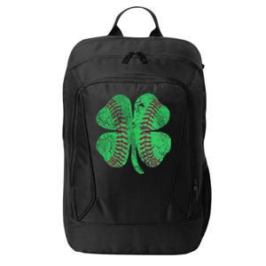 St Patrick's Day Shamrock Baseball Saint Paddy's City Backpack