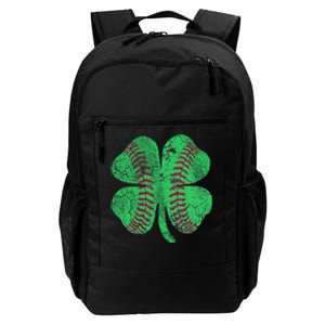 St Patrick's Day Shamrock Baseball Saint Paddy's Daily Commute Backpack