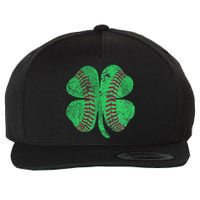 St Patrick's Day Shamrock Baseball Saint Paddy's Wool Snapback Cap