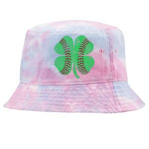 St Patrick's Day Shamrock Baseball Saint Paddy's Tie-Dyed Bucket Hat