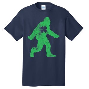 St Patrick's Day Bigfoot Sasquatch Saint Paddys Irish Tall T-Shirt