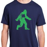 St Patrick's Day Bigfoot Sasquatch Saint Paddys Irish Adult ChromaSoft Performance T-Shirt