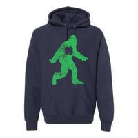 St Patrick's Day Bigfoot Sasquatch Saint Paddys Irish Premium Hoodie