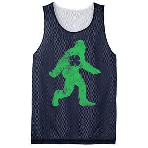 St Patrick's Day Bigfoot Sasquatch Saint Paddys Irish Mesh Reversible Basketball Jersey Tank