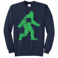 St Patrick's Day Bigfoot Sasquatch Saint Paddys Irish Tall Sweatshirt